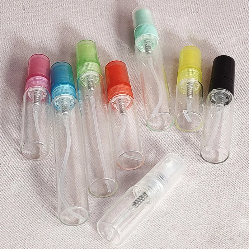 Small 2ml 3ml Gift Glass Perfume Sample Tester Bottle Perfume Spray Glass Vial Bottle
