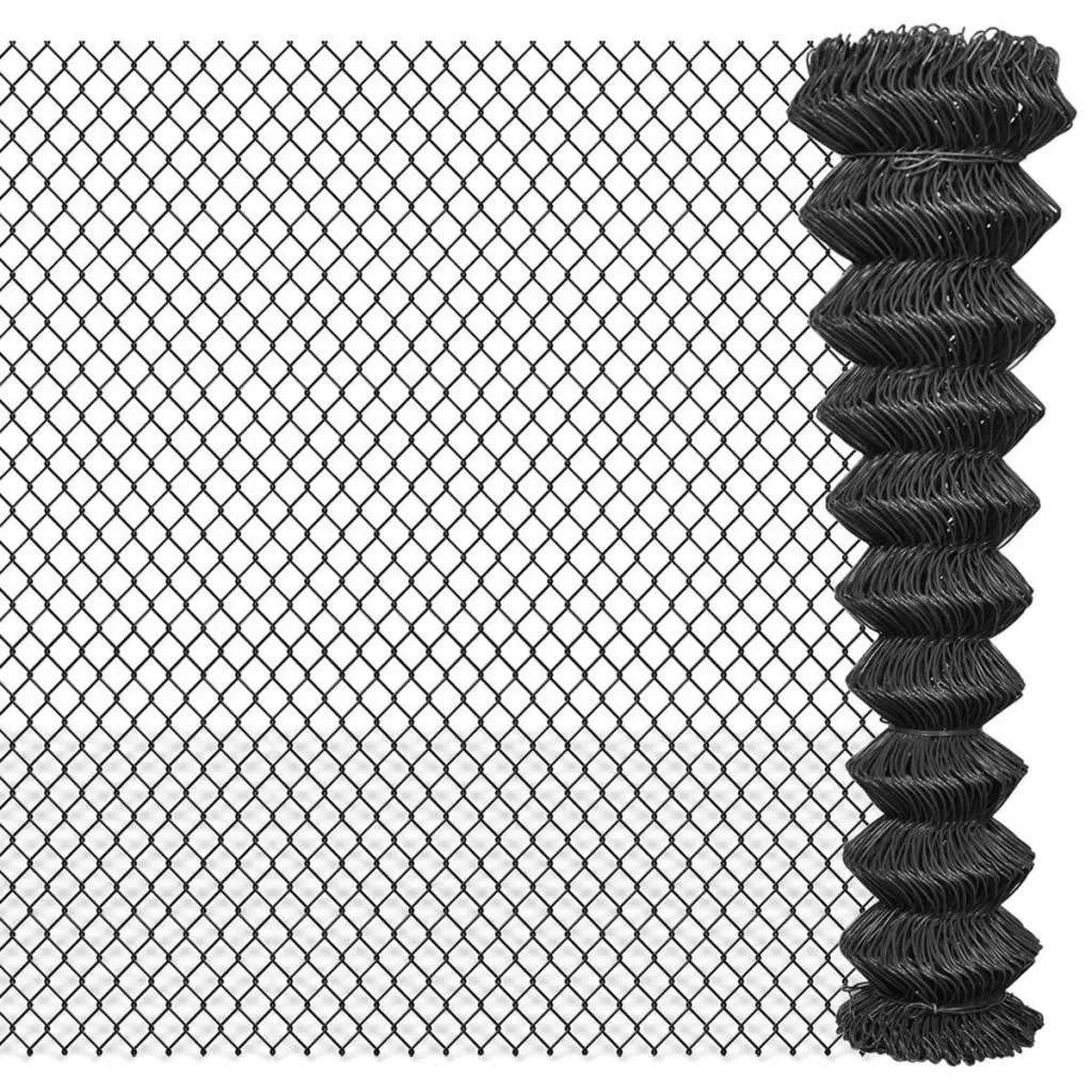 Football Field PVC Coated Chain Link Fence Galvanized Chain Link Fence