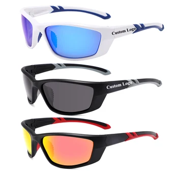 High Quality New Fashion in stock  Man Custom Logo polarized sports sunglasses