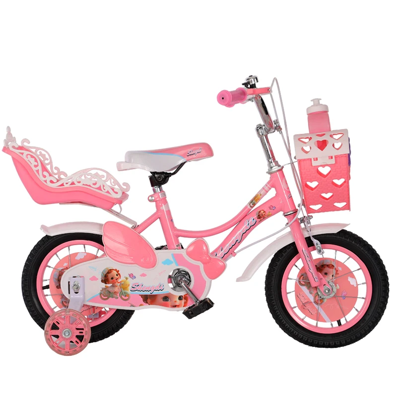 18 Inch Girls Bicycles With Training Wheels Princess Kids Bike 12