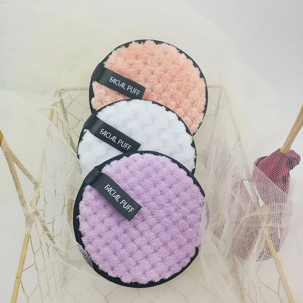 Magic Reusable Make up Remover Cloth Pads Private Label Face Clean Makeup Removing Puffs