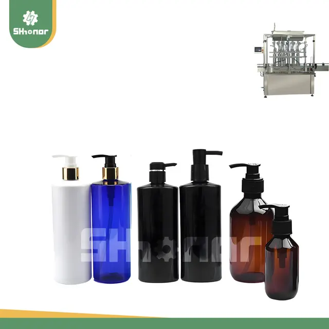 Small Shampoo Honey Cosmetic Filling Machine With Automatic Shampoo Filling Machine
