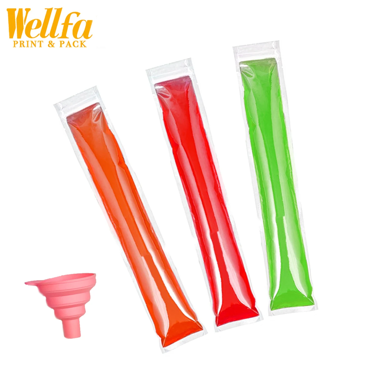 Bolsa 100 Bpa Custom Food Grade Heat Seal Diy Yogurt Milk Juice