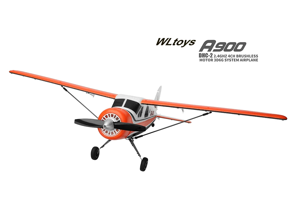 HOSHI Wltoys XK DHC-2 A900 RC Airplane RC Plane RTF 2.4G Brushless 580mm  EPP 3D/6G Compatible FUTABA S-FHSS Aircraft Glider