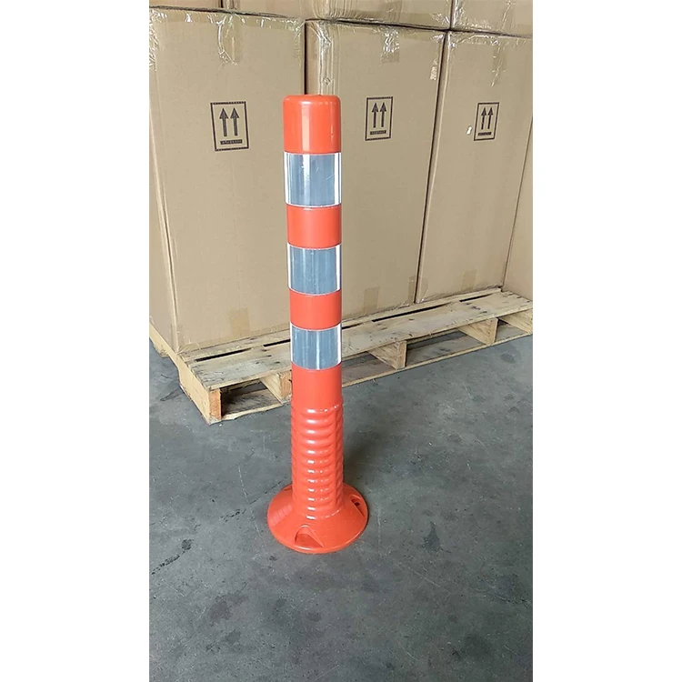 Pu Reflective Warning Post Traffic Column Road Delineator Post Flexible Spring Post Bollard