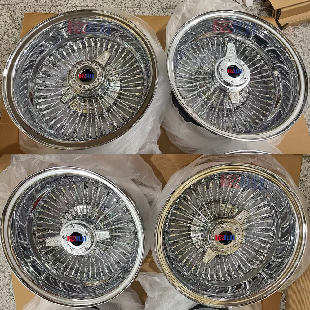 新型KELUNワイヤーホイール 13*7 14/*7 5x114.3 リム 72ストレート