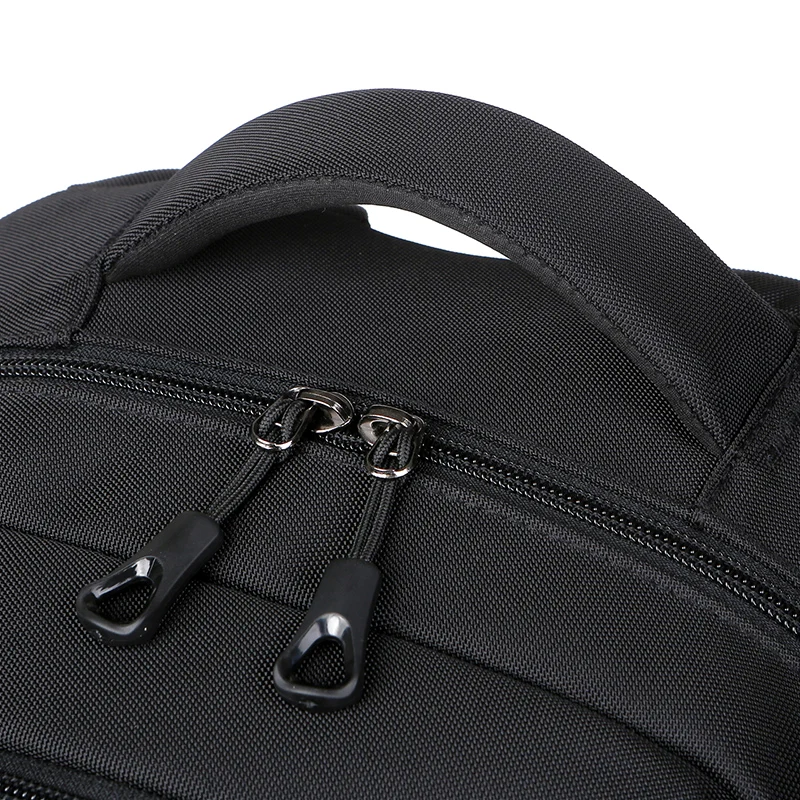 Wholesaler Waterproof Black Leather Office School Bagpack Anti Theft