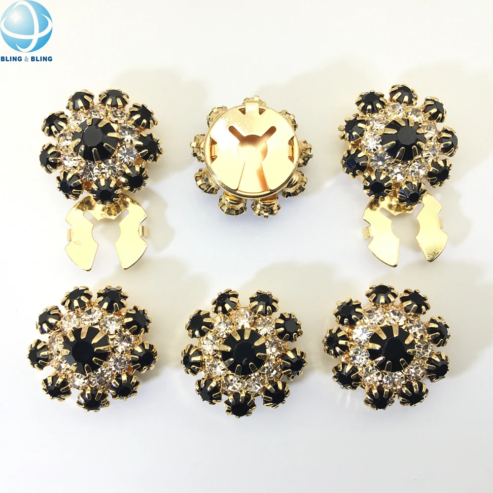 10 Bottoni Decorativi Aereo 30mm - Oro, Per Cucito E Fai Da Te