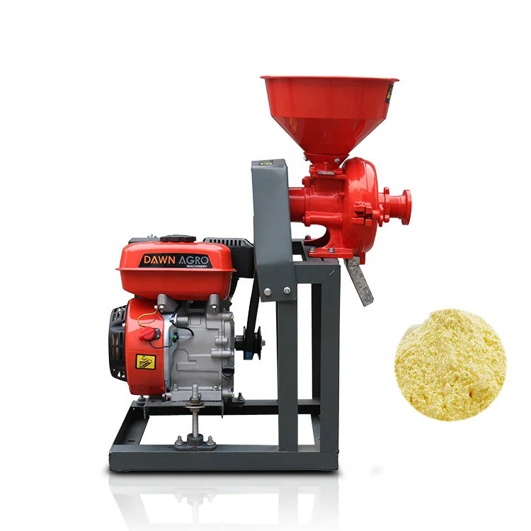 DAWN AGRO Mini Fine Masala Spices Milling Powder Making Machine Grinding Ginger Flour Mill for Home Use