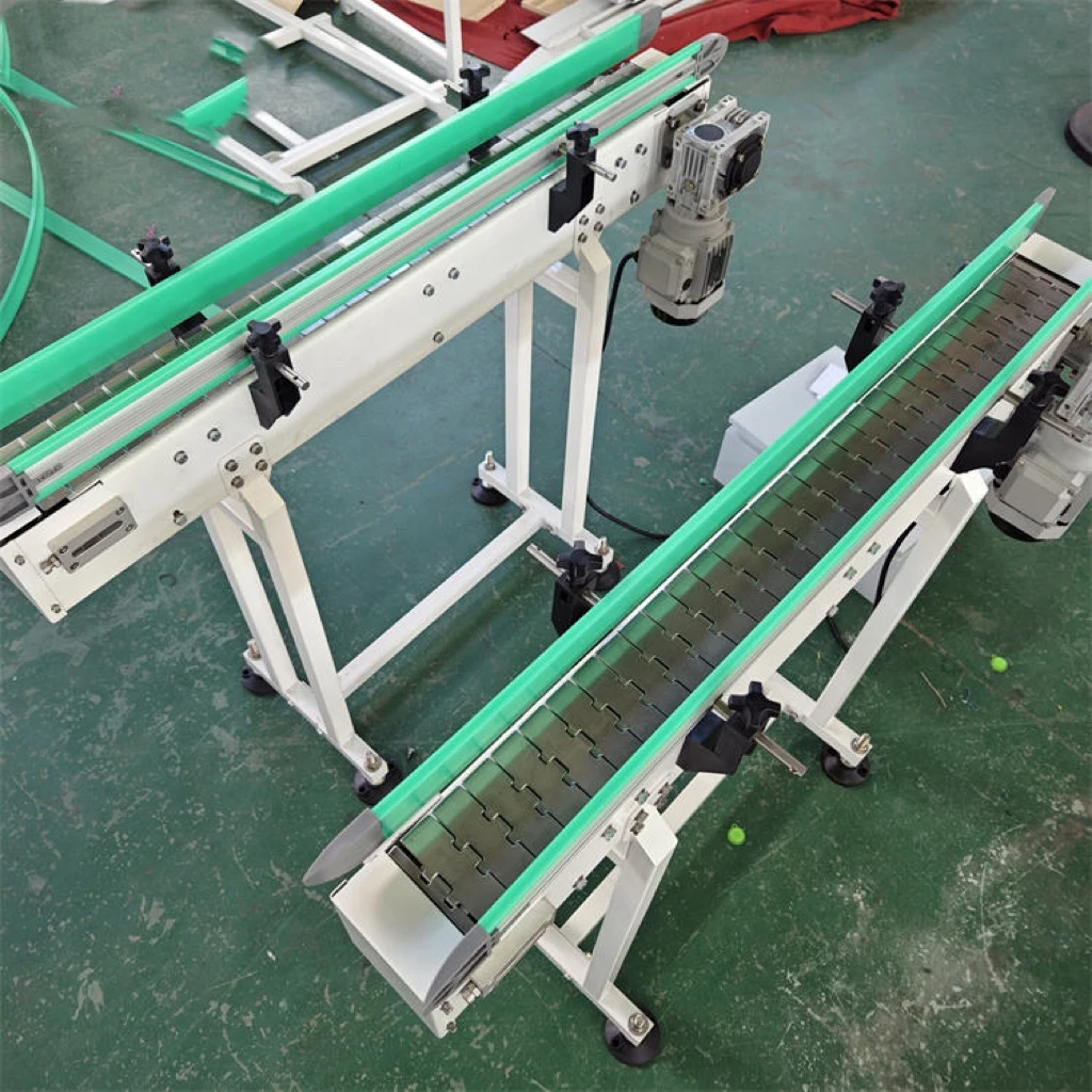 Multi Plastic Chain Conveyor Flex Chain with Pushers Plastic Chain Table Top Slat Substitute Conveyor