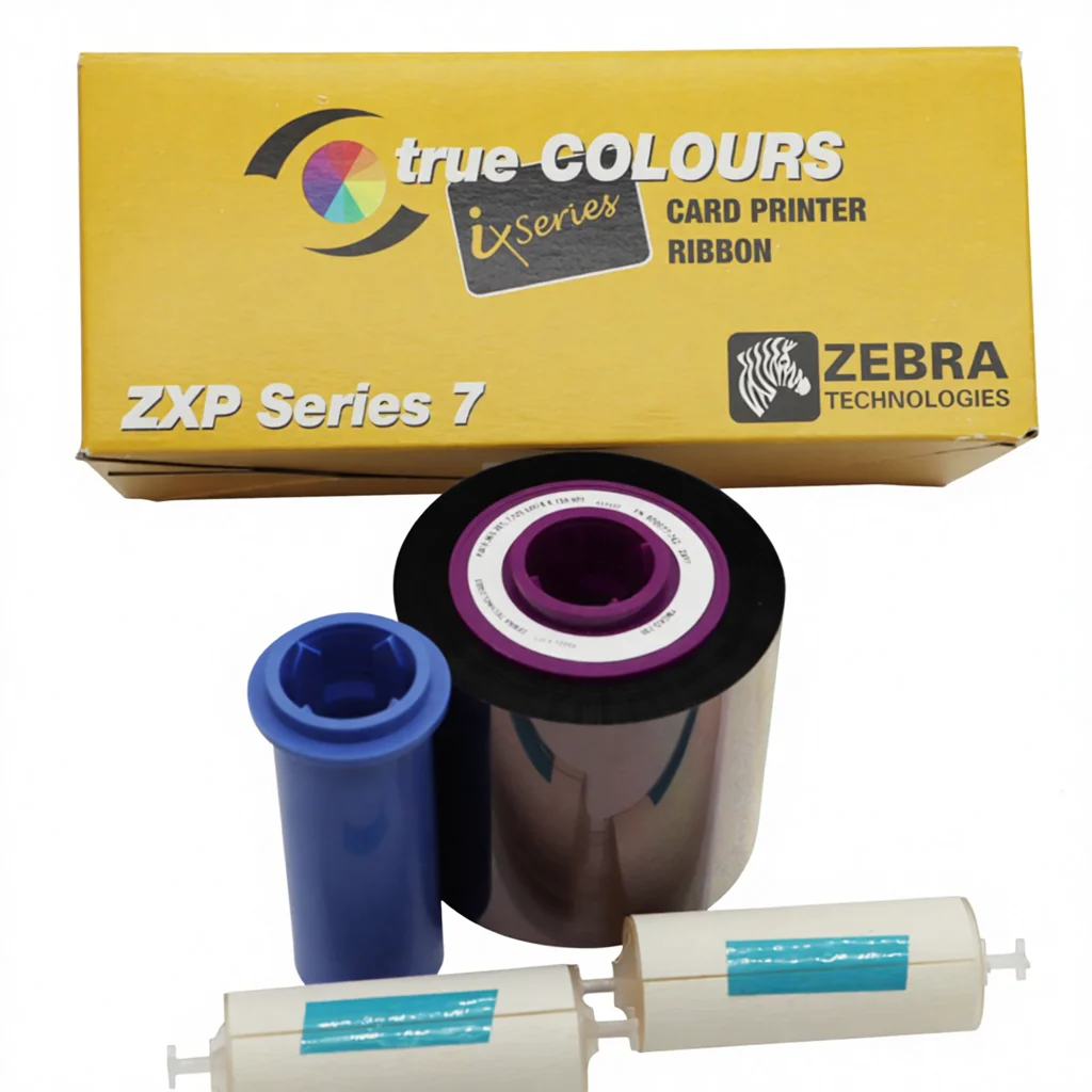 Zebra ZXP Series 7 ID Printer Ribbon 800077-742 Ymcko Color Ribbon - View #11
