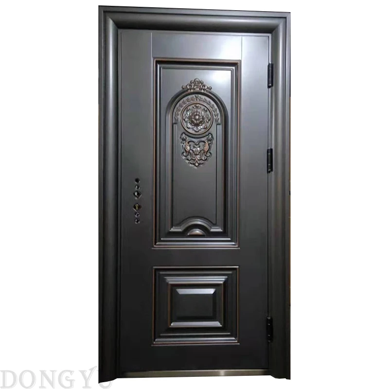 Manufacturer House Front Door Design Steel Entrance Exterior Stainless ...