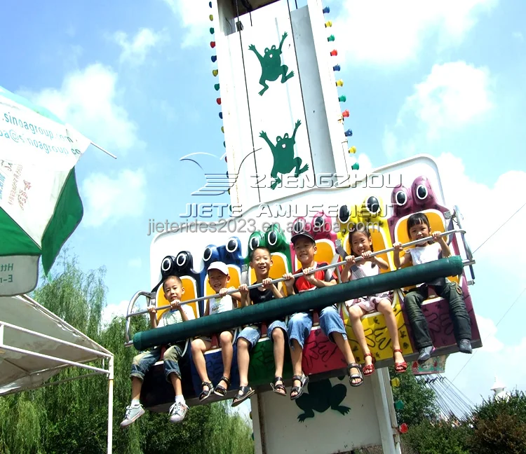 Hot sale amusement park rides 6 seats frog jumping hopper jumping rides