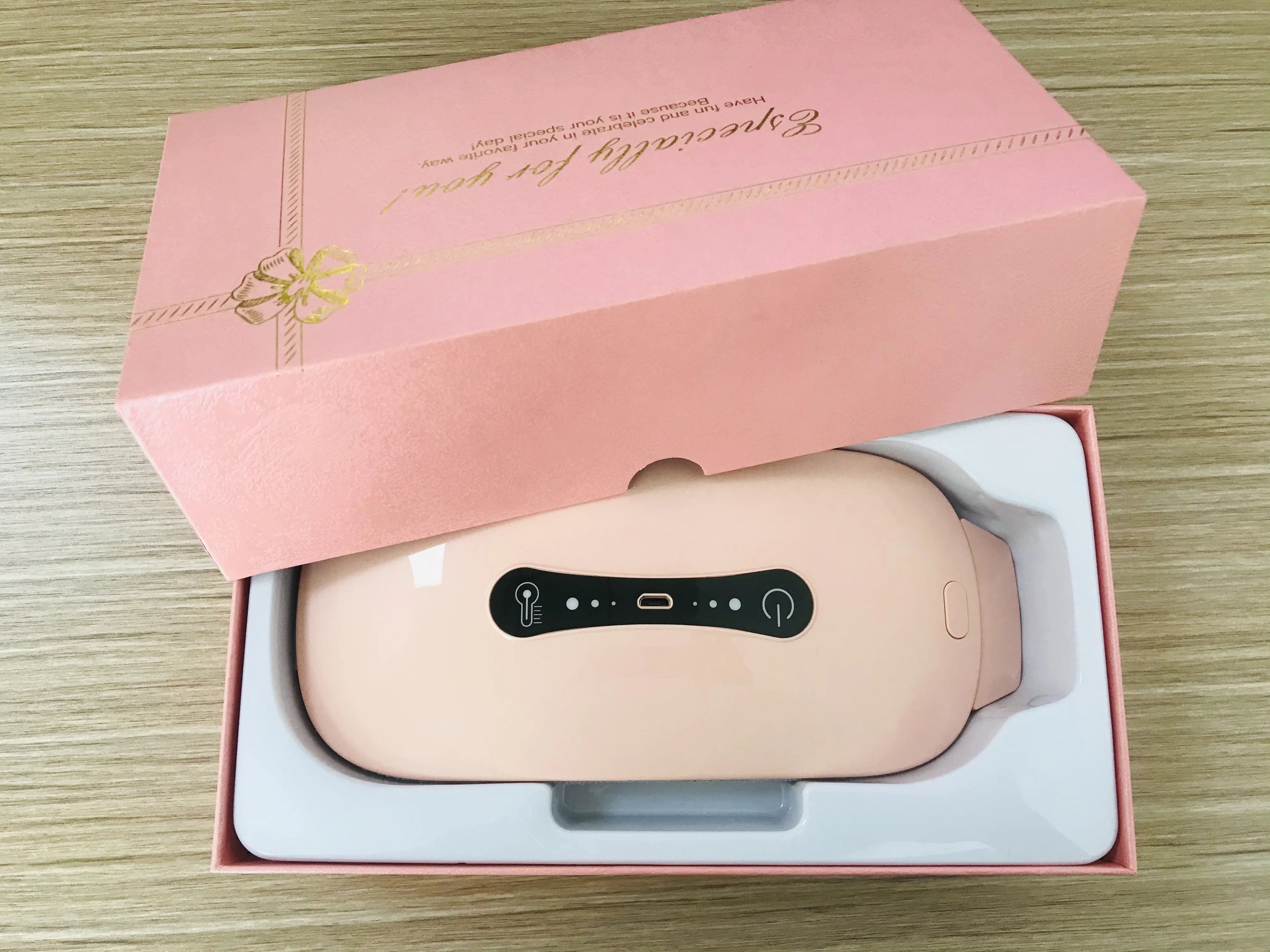 Oem Electric Lumbar Stomach Heating Massage Womb Uterus Waist Abdomen