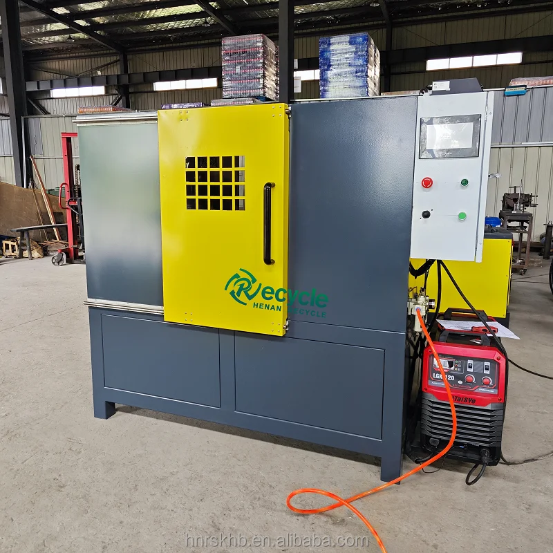 Scrap Fridge Compressor Shell Plasma Cutting Recycling Machine for Refrigerator Aircondition Washer Automatic