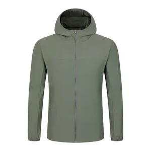 2026 Fashion Wholesale UV Proof Breathable Lightweight Men's Windbreaker Jacket UPF 100+ Outdoor Men's Jackets 2026
