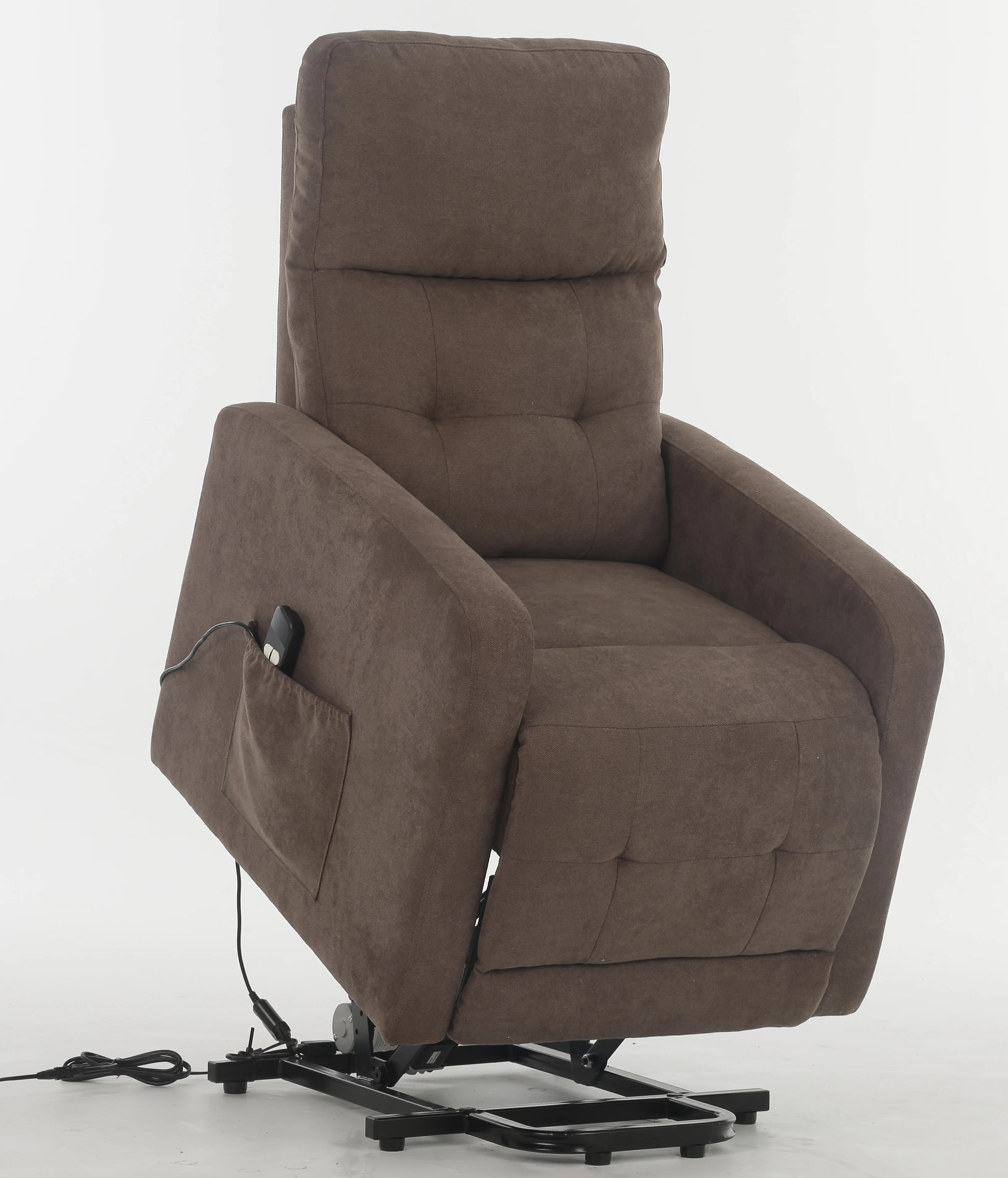 Modern Sx-81306s Electric Lift Recliner Sofa One Seat Fabric Upholstery ...