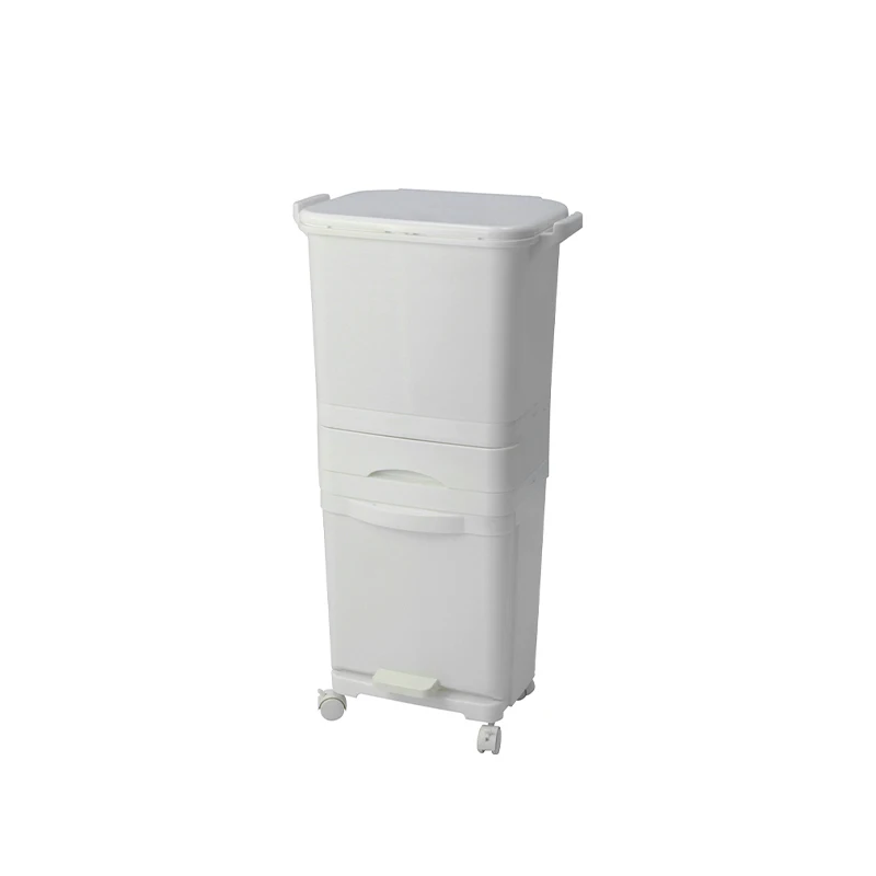 42l Classified Recycling Dustbin Plastic Large Double Kitchen Trash Can Buy Kitchen Trash Can
