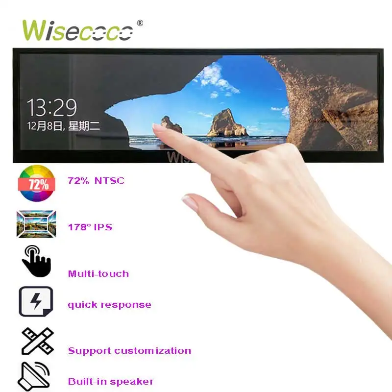 12.6 Inch Portable Monitor 1920*515 Fhd 