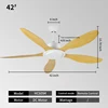 White + Gold + 42inch