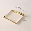8''  square plate