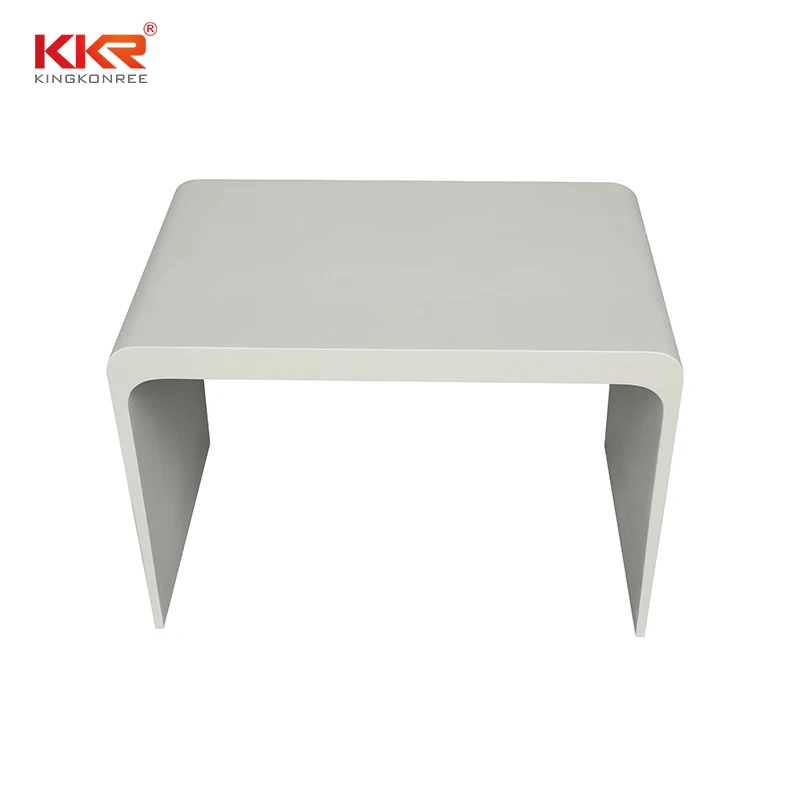 KKR Factory Good Price Customized Color Modern Design Shower Bath Stool Acrylic Shower Bench Bathroom Stool