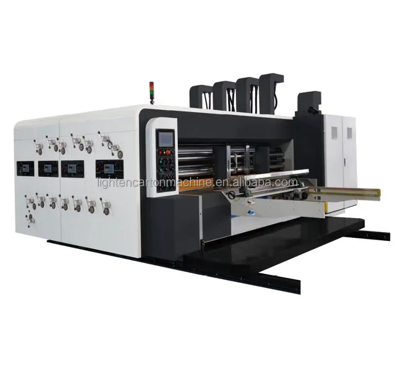 Automatic Carton Pizza Paper Box Making Machine Color Corrugated Box Printing Machine Corrugated Board Flexo Printing Machine