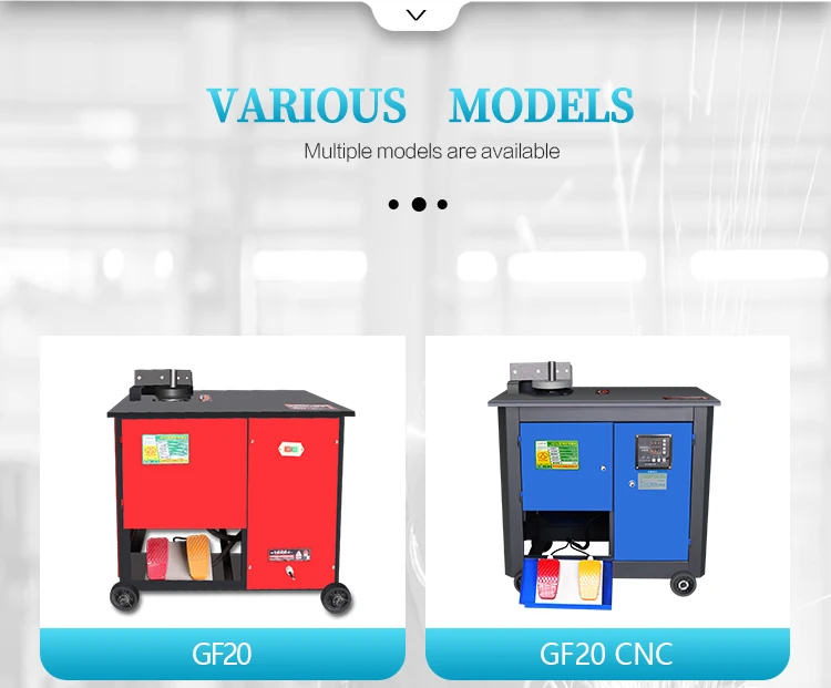 Reinforcing Cnc 20 Mm Iron Steel Wire Bar Stirrup Forming Bender