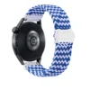 Motif 18 vagues bleu et blanc