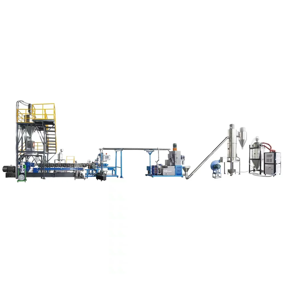 XLPE Cable Compound Granules Making Machine XLPE Compounding Twin Screw Extrusion Line