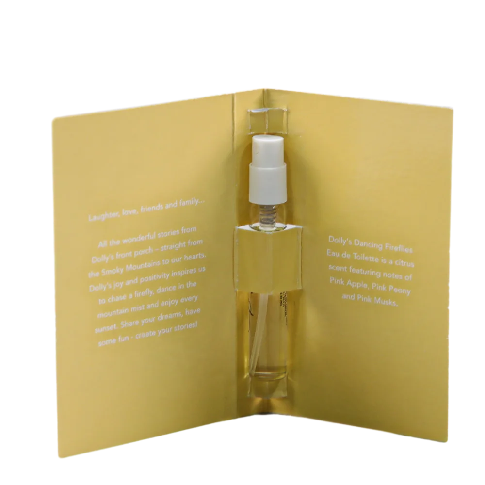 Sample Perfume Pack Fold Card Mini 5ml Fragrance Bottle Formal