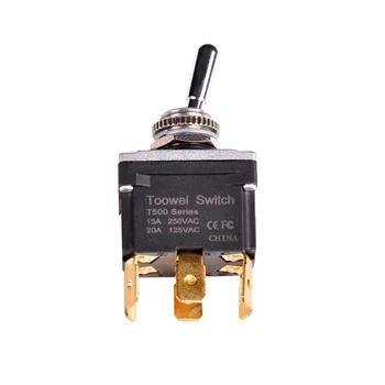 thumbnail image 2 of Parts Express SPDT Heavy Duty Toggle Switch – Center Off – 060-562 2 of 6
