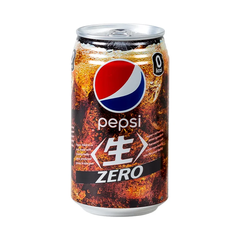 Японская Пепси сырая Кола оригинальный вкус безсахарный газированный напиток 340 мл мини