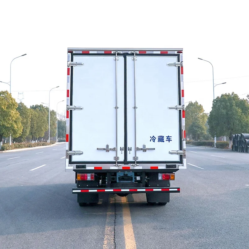 I SUZU ELF KV100 4x2 Refrigerator Truck 8 Ton Refrigerated Ttrucks for Meat and Fish Transport