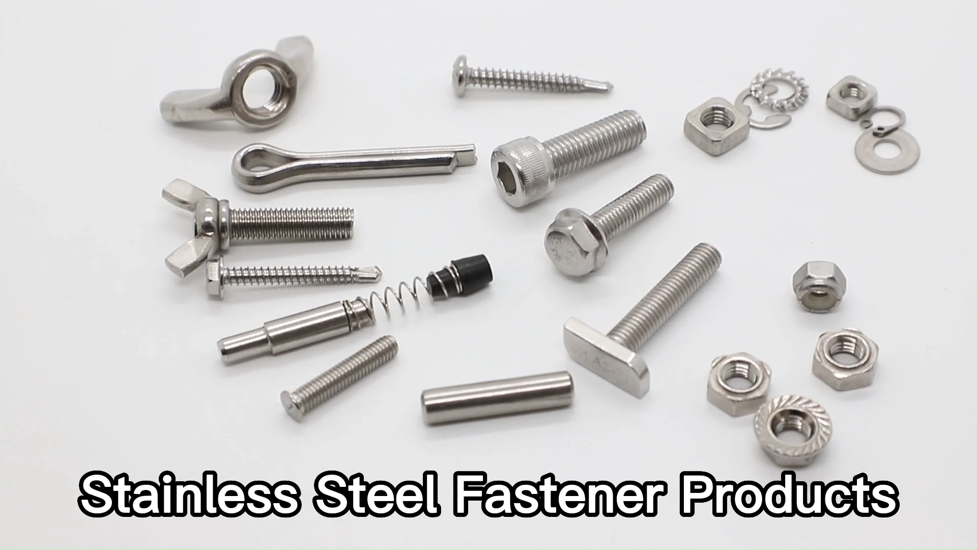 Fastener 304 Stainless Steel Din985 Nylock Nut M2m8 Self Locking Nut