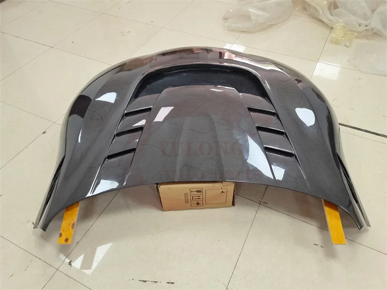 For 20-26 Toyota Supra A90 A91 MK5 Prepreg Carbon Fiber Engine Cover Replacement カーボンファイバーファイバーベントエンジンベントフードボンネット A90 A91 Mk5 GR スープラ 2020 2021 202