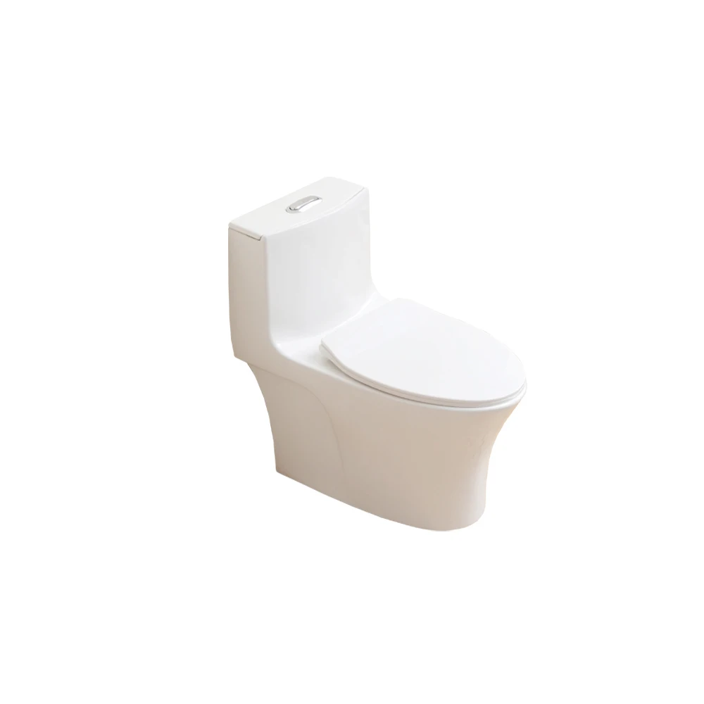 European Style Sanitary Ware Water Saving WC Popular White Color One Piece Toilet Porcelain Factory Direct from Chaozhou