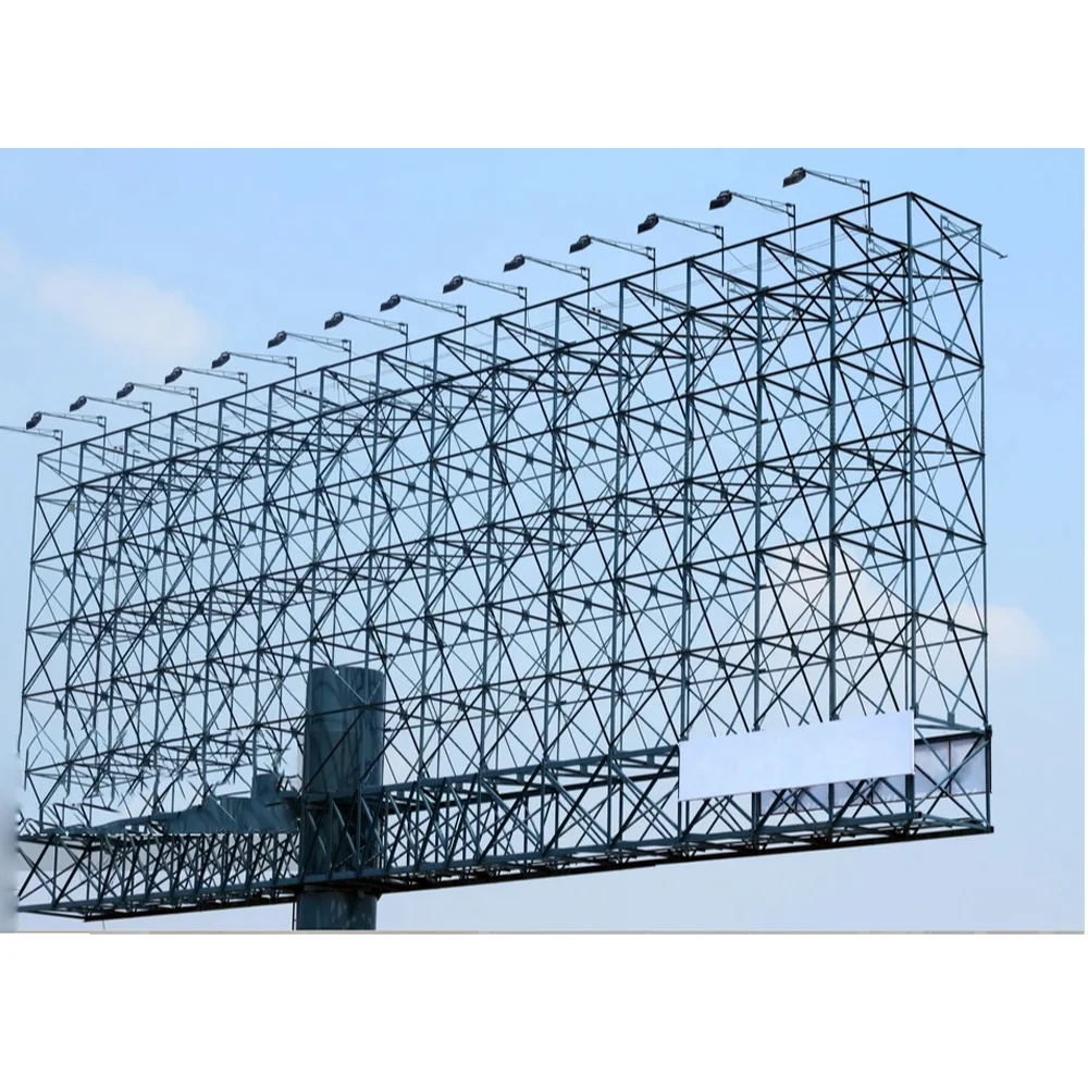 LF Steel Billboard Structure Outdoor Space Frame