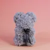 Gray rose bear