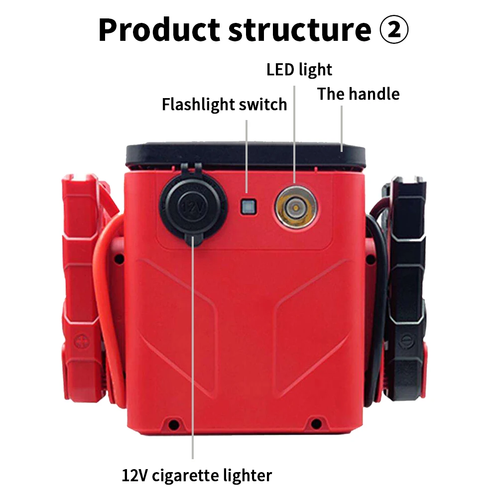 cigarette lighter battery booster CERRXIAN 40cm 12V 24V Plug to EC5 for Portable Jump Starter On-Board Electrical : Automotive marine deep cycle batteries 56000mAh Car Battery Booster Battery