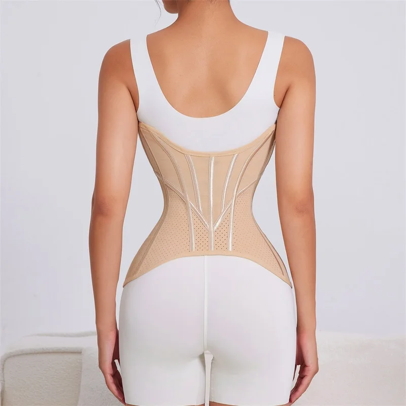 MISTHIN Body Women Trimmer Cincher Corset Double Belt Wrap Girdle Tummy Control Shaper Waist Trainer Shaperwear for Women details