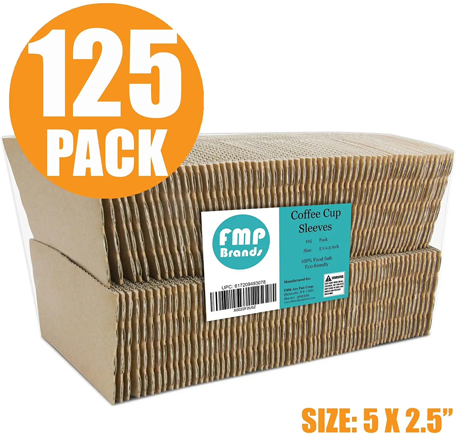 Frcctre 300 Pack Kraft Coffee Cup Sleeve, Brown Disposable Corrugated  Cardboard Paper Jackets, Kraft…See more Frcctre 300 Pack Kraft Coffee Cup