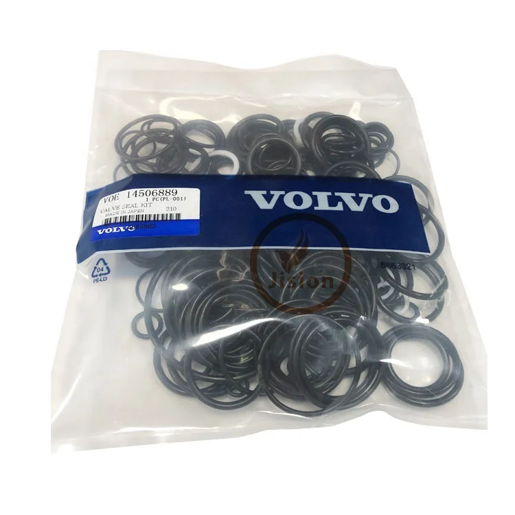 JISION EC240B EC290B EC210B Excavator Control Valve Seal Kit VOE 14506889