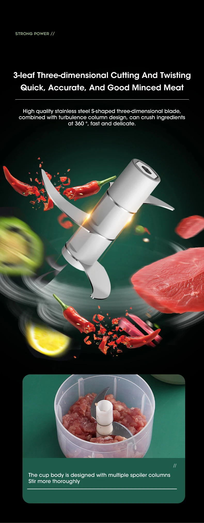 Mini Electric Vegetable Cutter Chopper Garlic Masher Crusher USB Rechargeable Ginger Meat Grinder Food Processor Kitchen Gadget