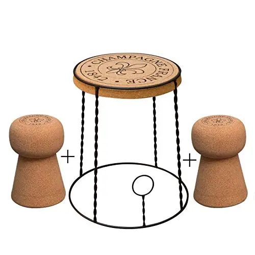 シャンパンコルクスツールチェアワインセラー用装飾コルク家具