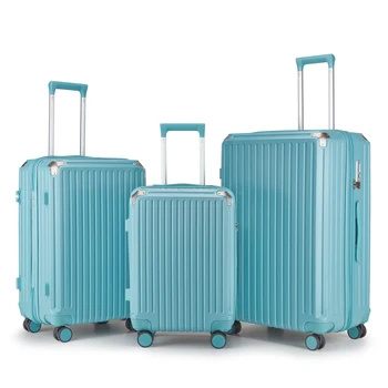 Multi-functional Front Fastening Luggage Large capacity Suitcase Password Luggage Sets With Cup Holder