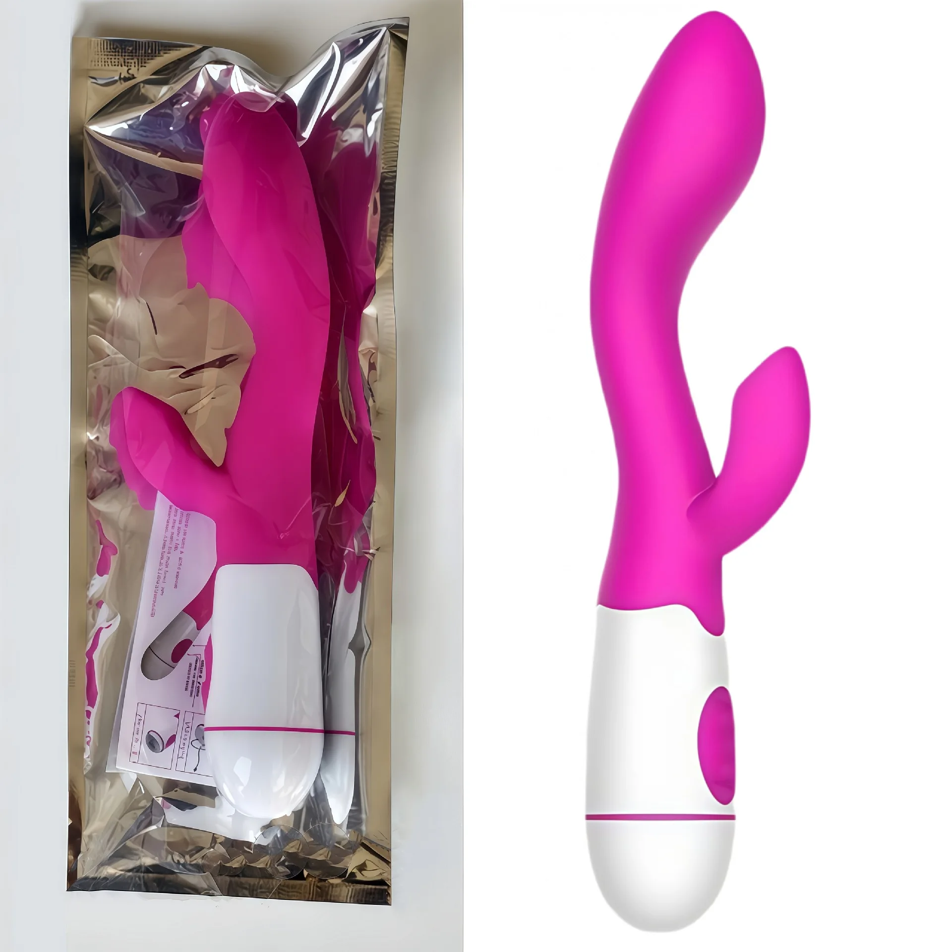 Good Price Battery Vibrating Dildo Vaginal Clitoris Massage Masturbation G  Spot Realistic Rabbit Vibrator for Women