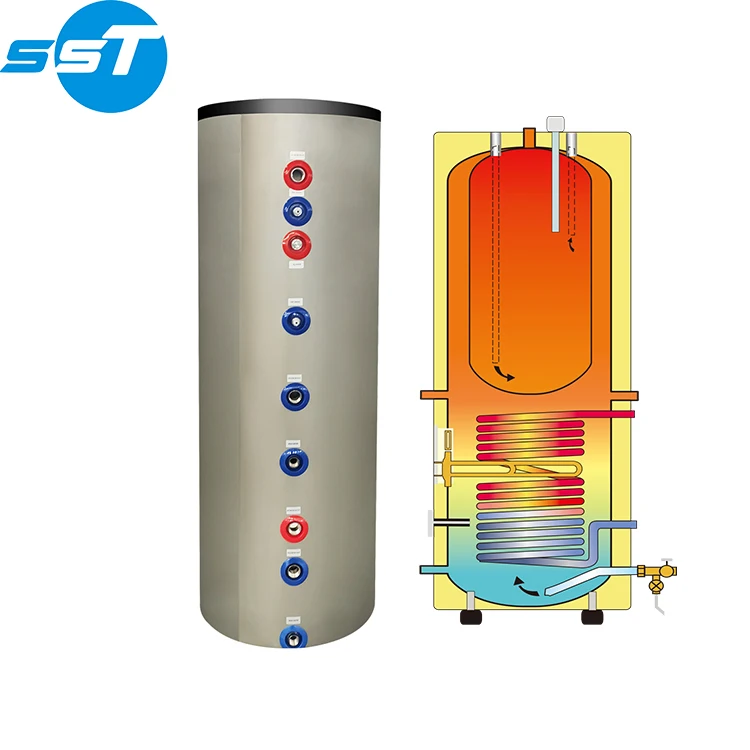 100 Liter 200 Liter 300 Liter Household buffer tank heat pump water heater tank pressurized water tank