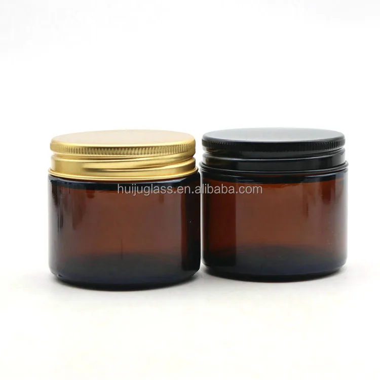 2oz Straight Side Plastic Cap Glass Skin Care Cream Amber Glass Jars for  Cosmetic - China Glass Bottle, Glass Jar with Lid