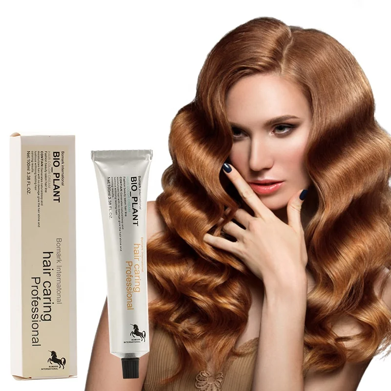 Factory Price Permanent Golden Blonde Salon Hair Color Cream Wholesale Low Ammonia Bio Plant Hair Dye Hairdressing Supplies